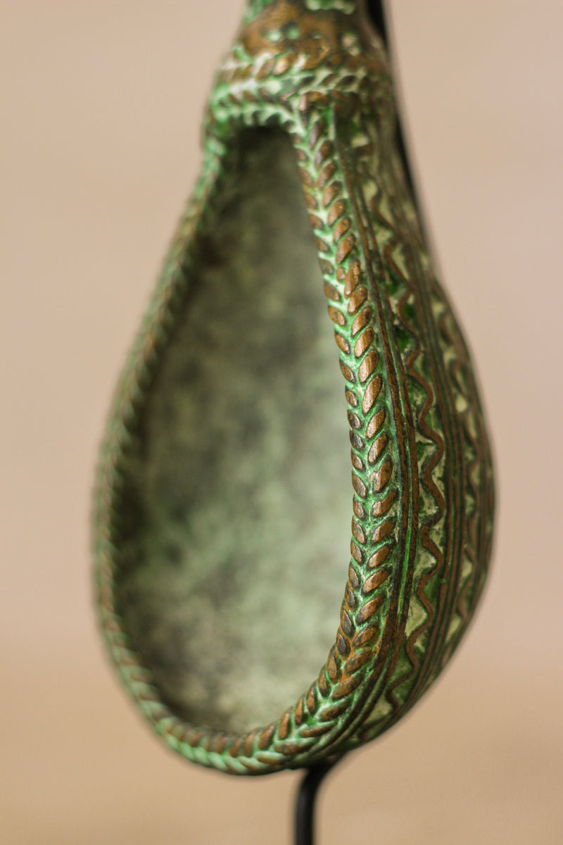 Benin Bronze Spoon - 143.1