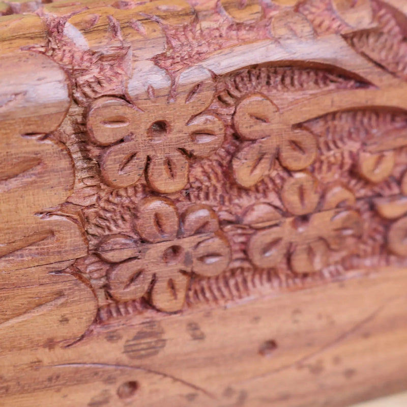 Daipur Sheesham Wood Pen Box Hand Carved
