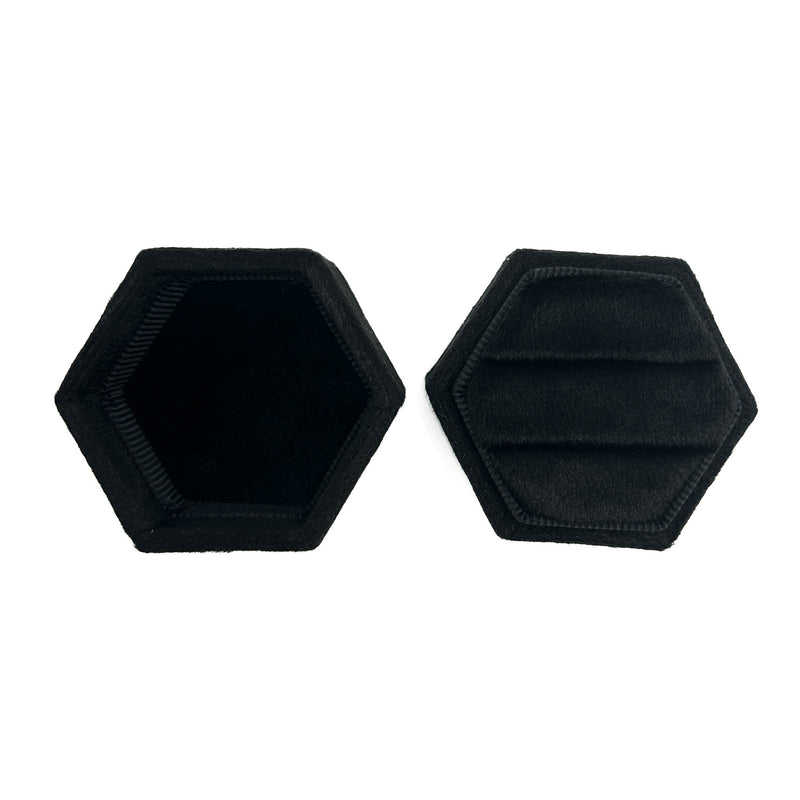 Black Hexagon 'To the stars who listen and the dreams that are answered' Ring Box