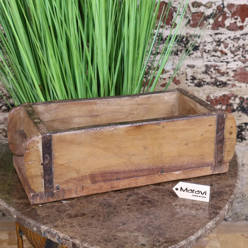 Vintage Brick Mould Wooden Rustic