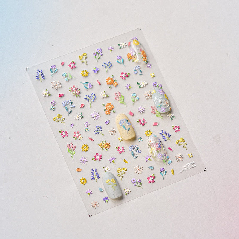 Hello Claws | Spring Wild Flower Nail Deco Sticker