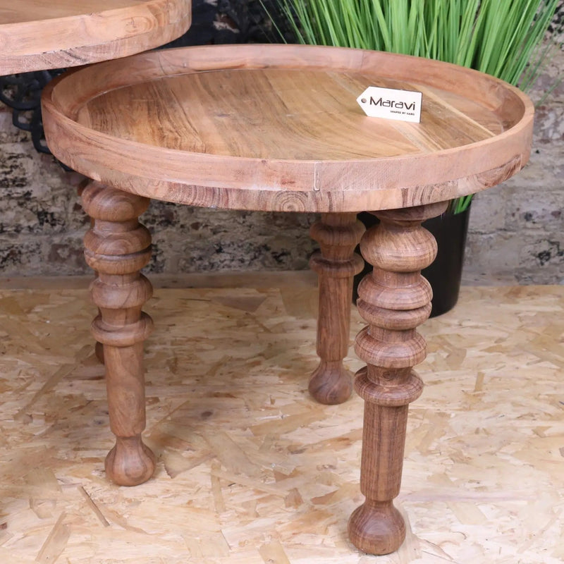 Sena Antique Design Side Table Set of 2