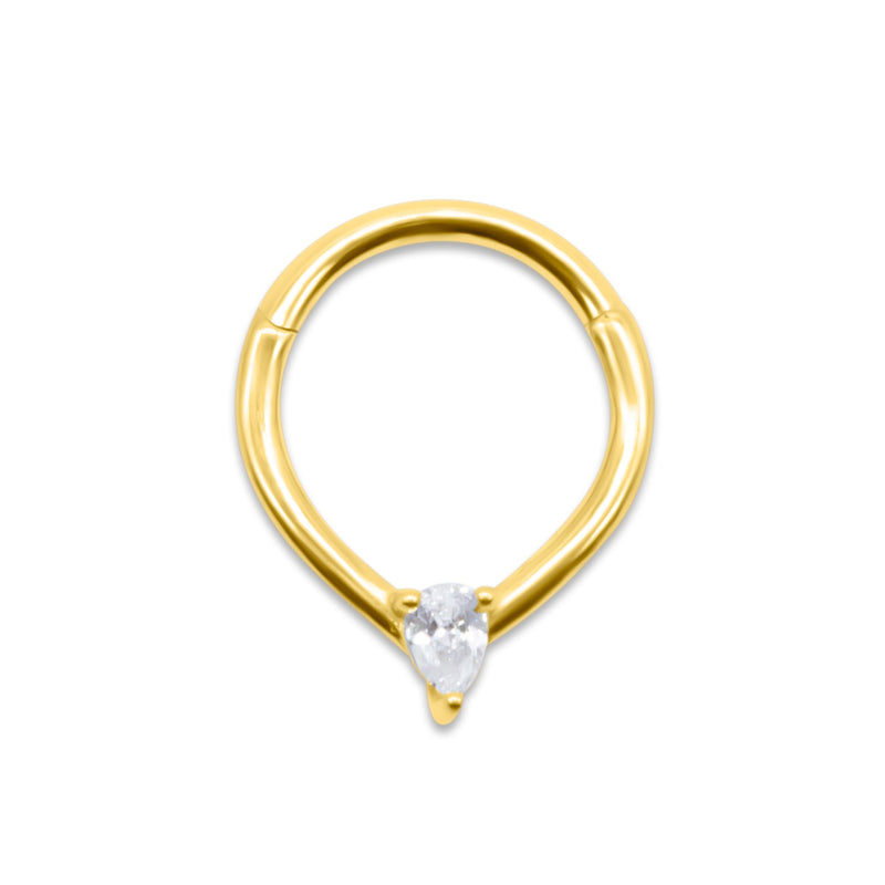 Gold Luna Septum Ring
