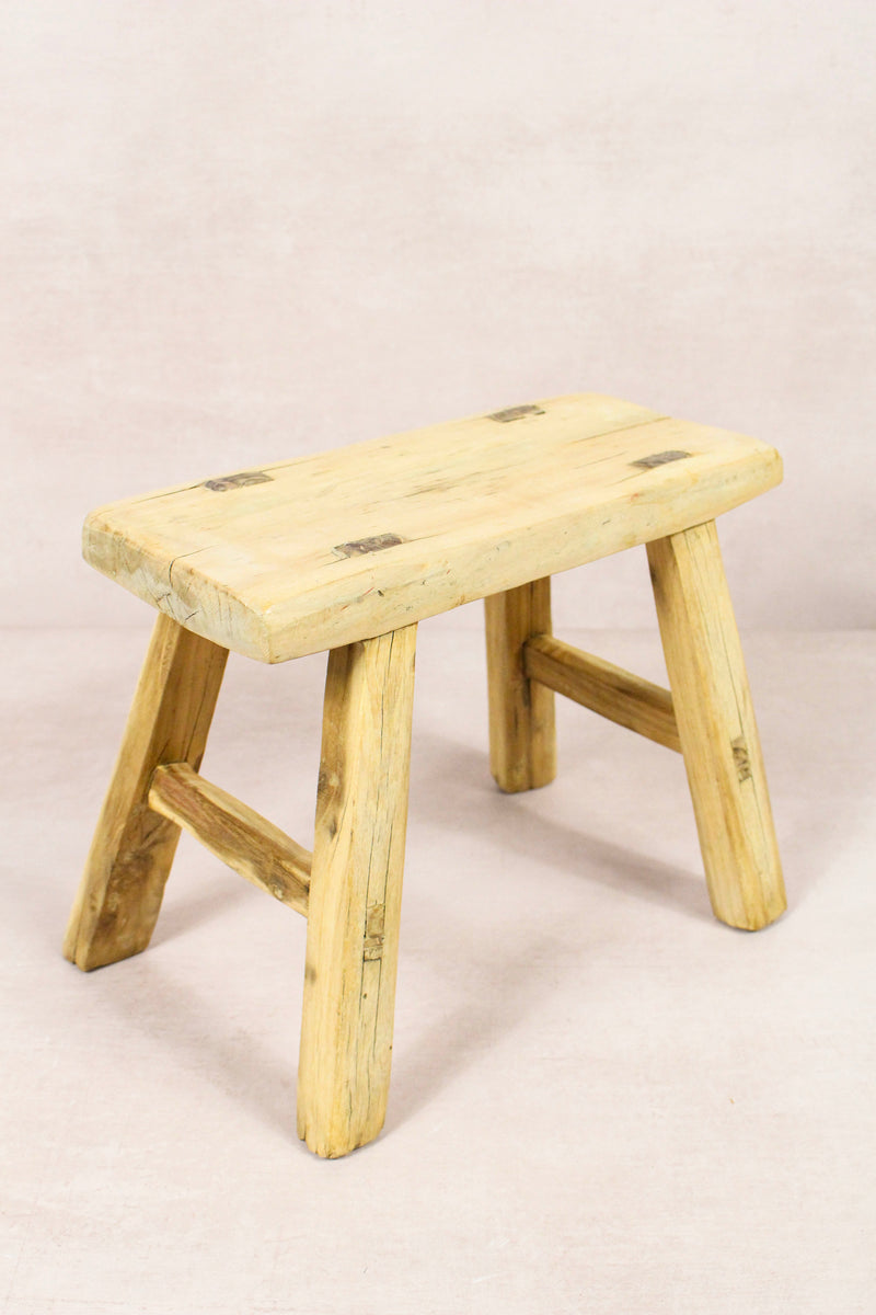Vintage Rustic Stool - Elm wood - Small - 251