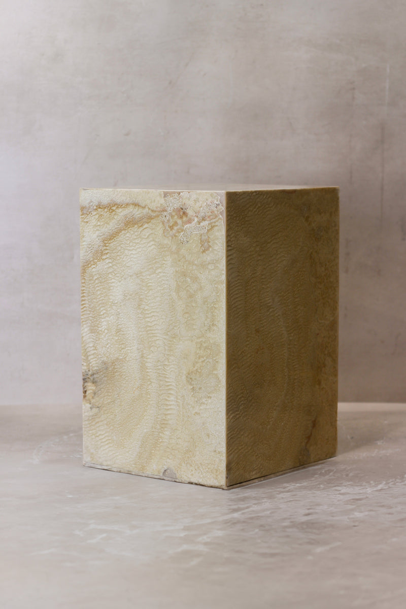 Onyx Side Table Pedestal - Hollow - No 14