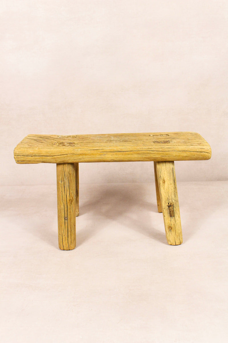 Vintage Rustic Stool - Elm wood - Small - 282