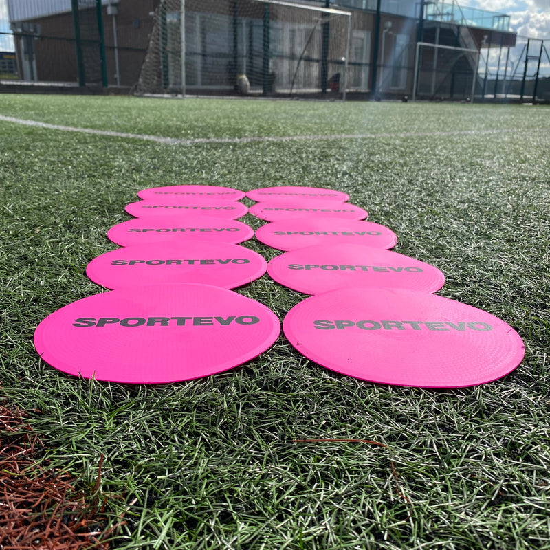 Flat Disc 19cm Training Markers [Pack of 10]