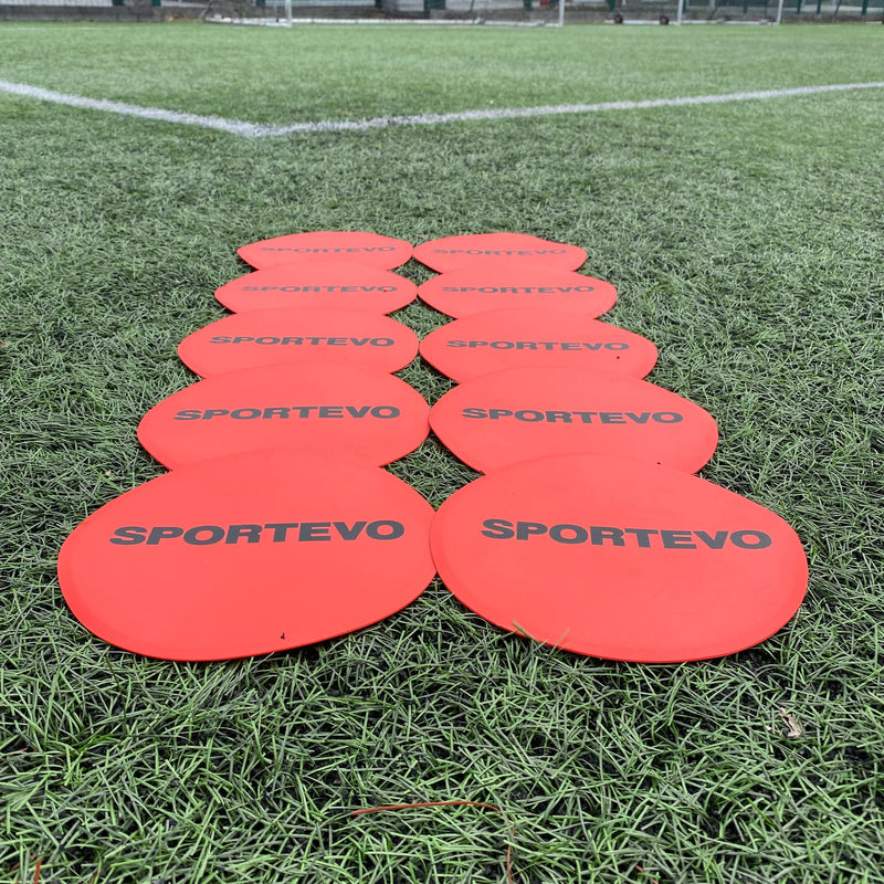 Flat Disc 19cm Training Markers [Pack of 10]