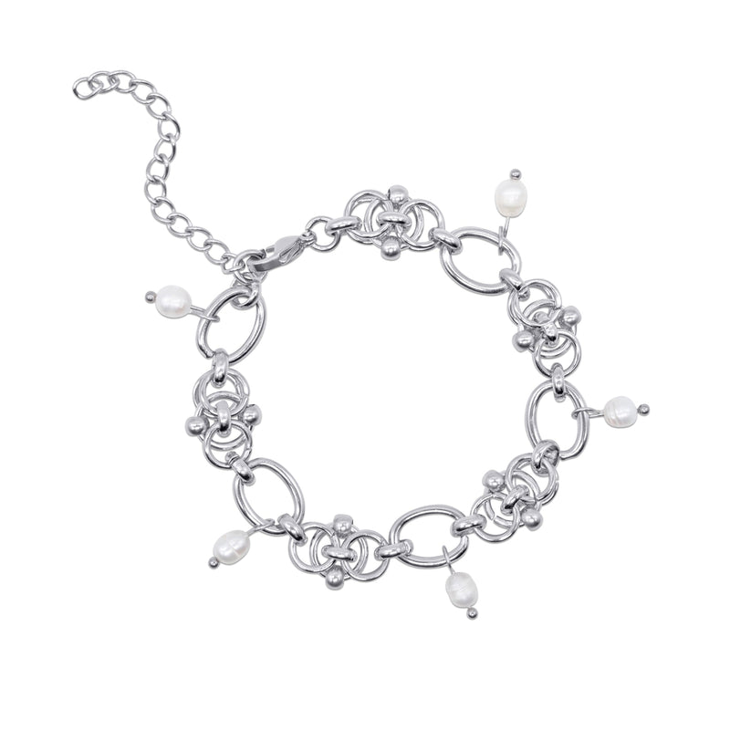 Moonlit Whispers Pearl Bracelet