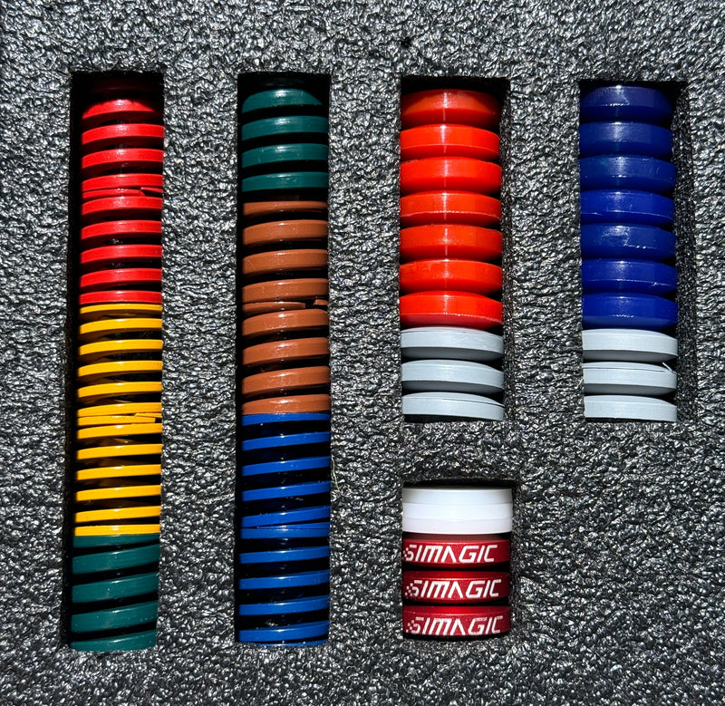 Simagic P1000 Optional Rubber Pads & Springs Kit – Brake Feel Tuning for Standard & Hydraulic Pedals