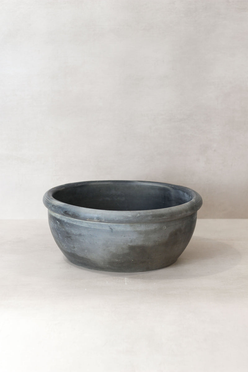 Wabi Sabi Antique Matt Grey Terracotta Bowl - OGB 01