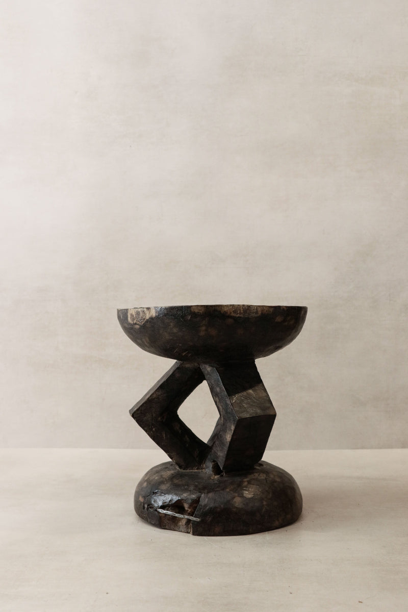 Vintage Tonga Stool - Copper Top - 28.1