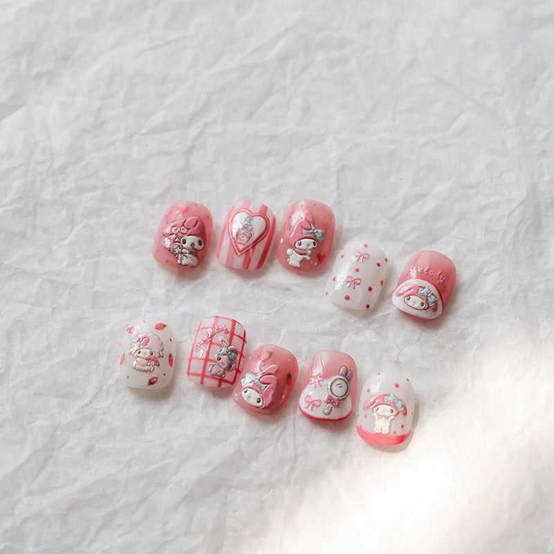 Hello Claws | Melody Embossed Pattern Design Nail Deco Sticker