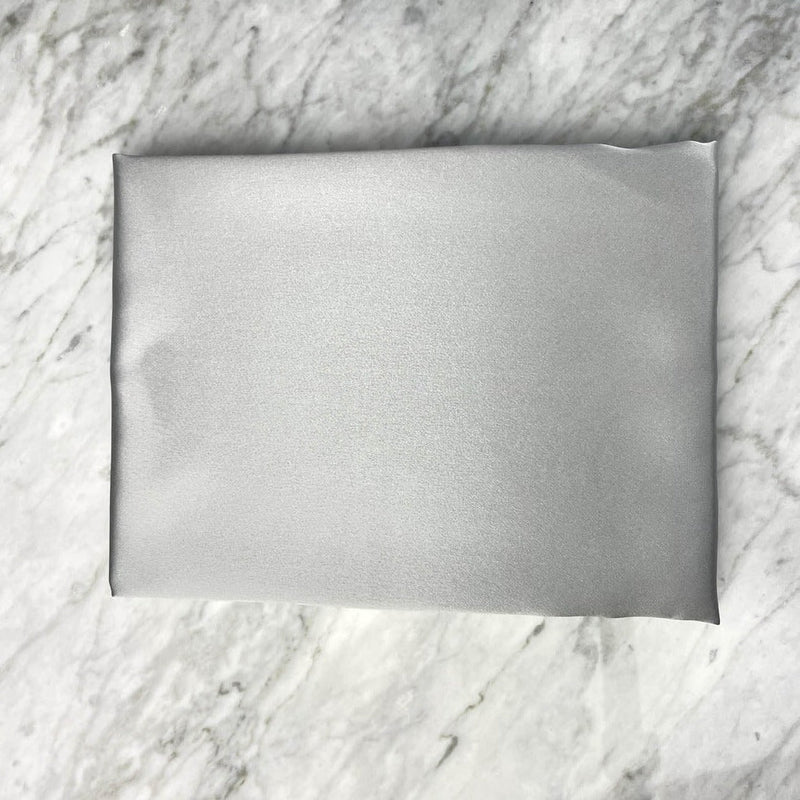 Silver Silk Pillowcase - Standard