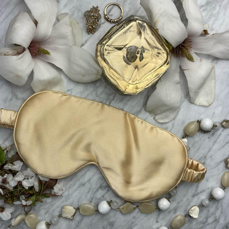 Gold Silk Sleep Mask