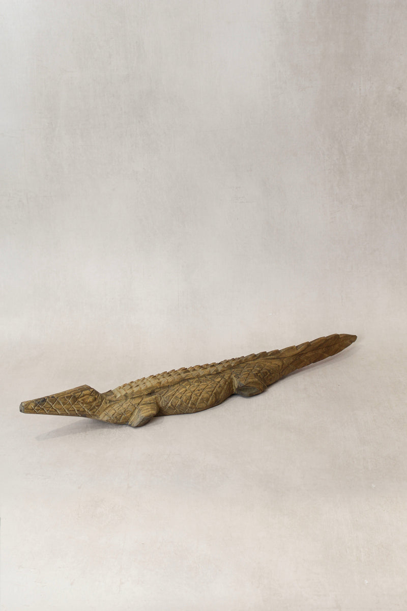 Zimbabwe Crocodile sculpture 56.4