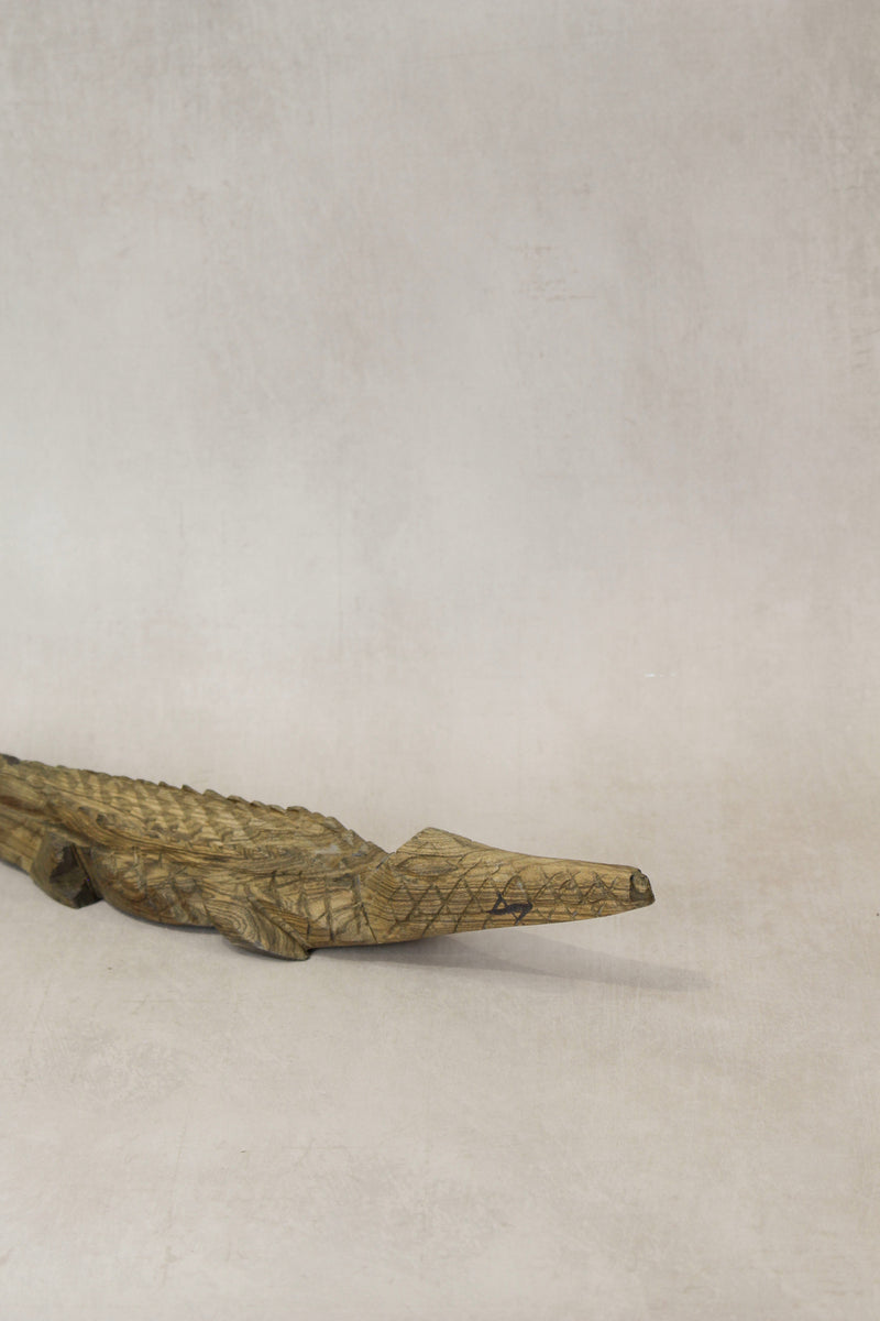 Zimbabwe Crocodile sculpture 56.4