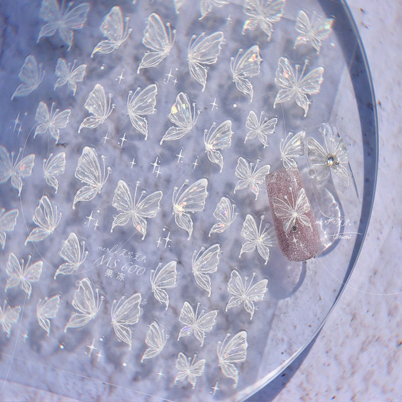 Hello Claws | Crystal Dream Butterfly 5D Nail Deco Sticker