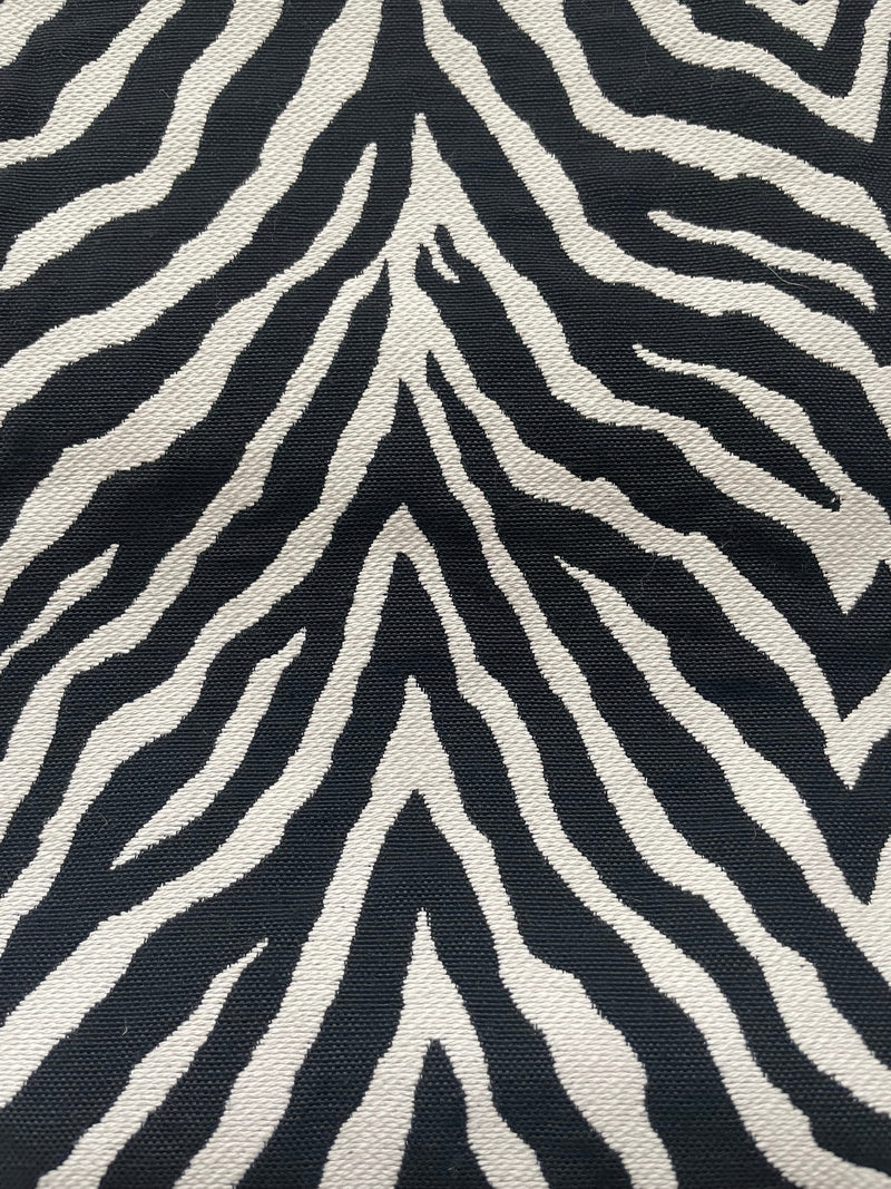 Zebra Print Textured Cushion