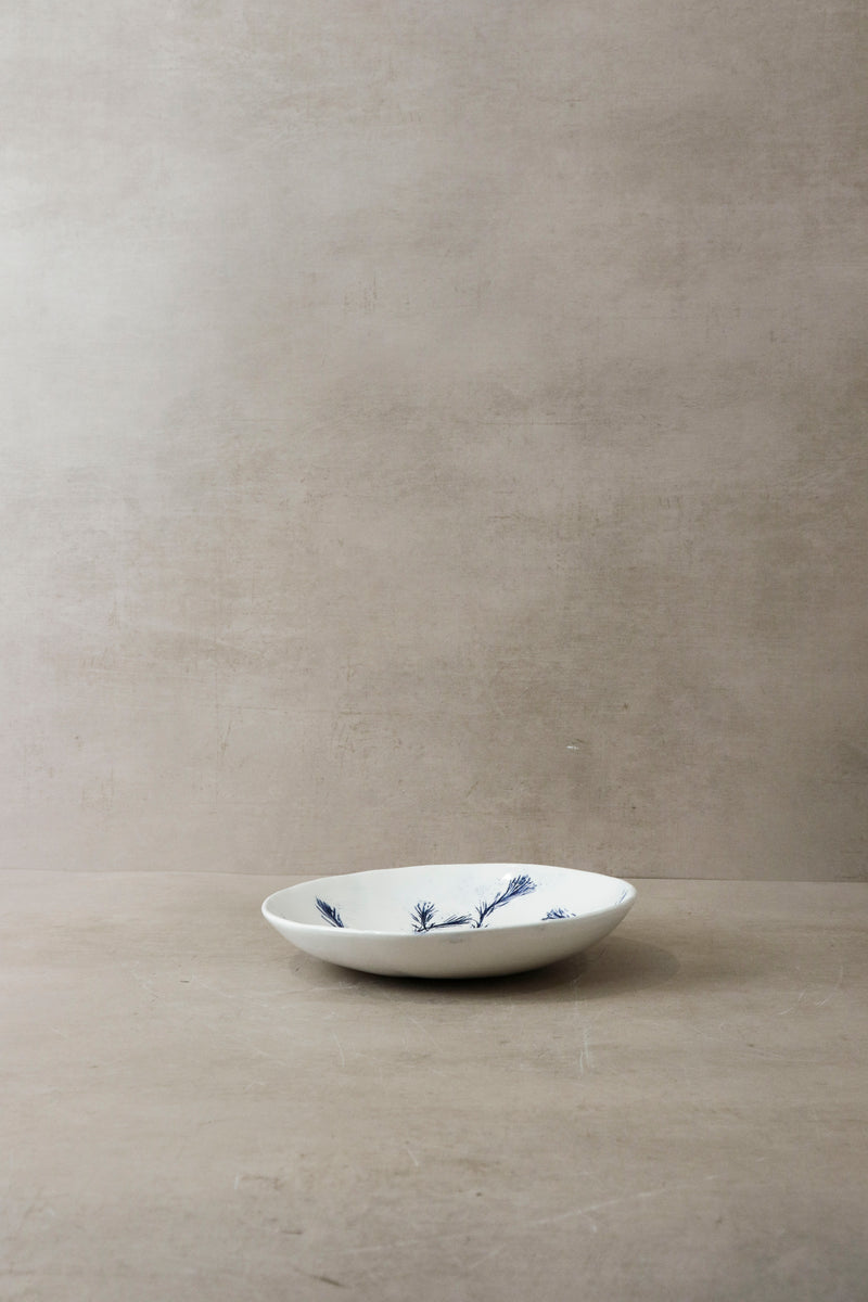Cobalt Blue Fynbos Ceramic Plate - n°5