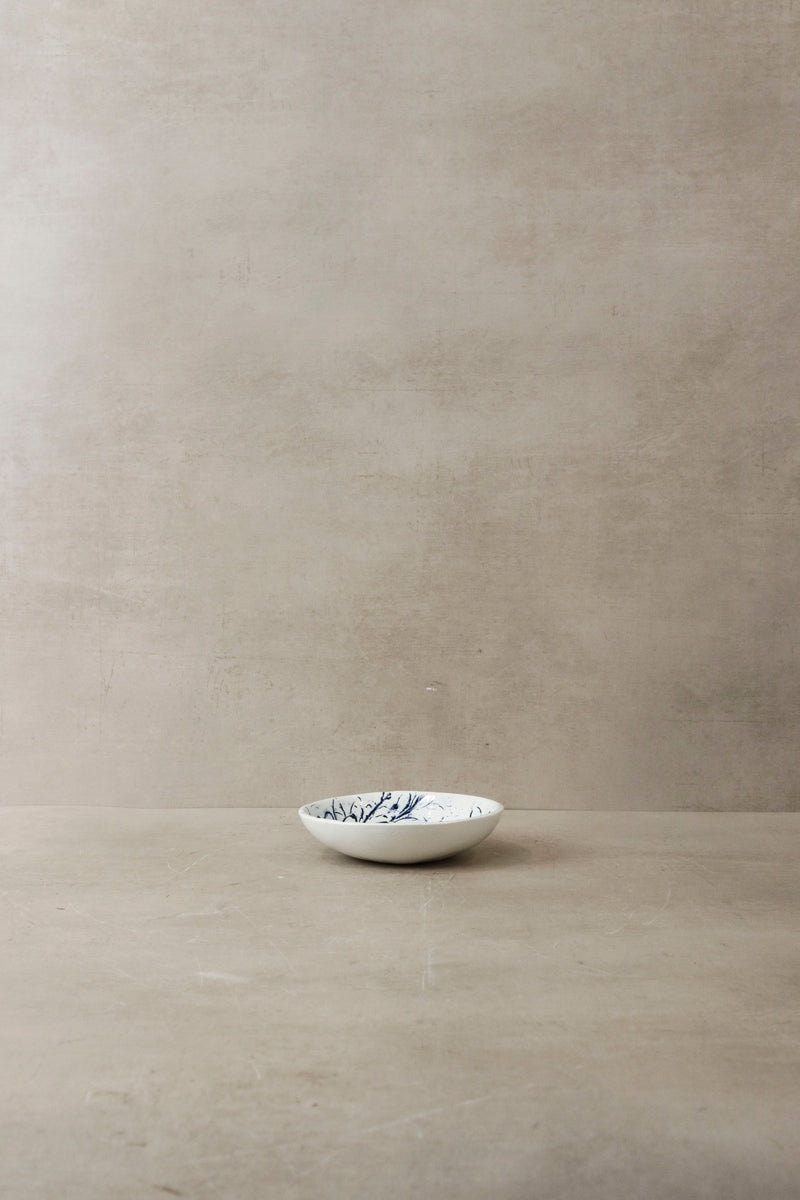 Cobalt Blue Fynbos Ceramic Plate - n°9