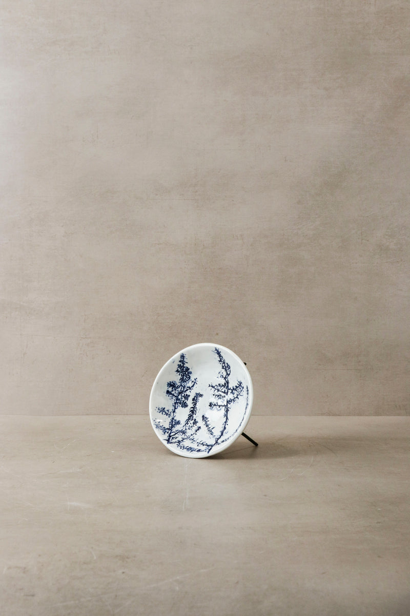 Cobalt Blue Fynbos Ceramic Plate - n°11