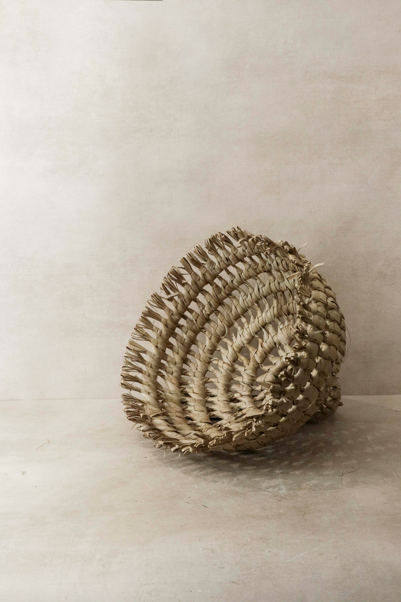 Handmade Palm leaf lamp shade, Mozambique - 13.2