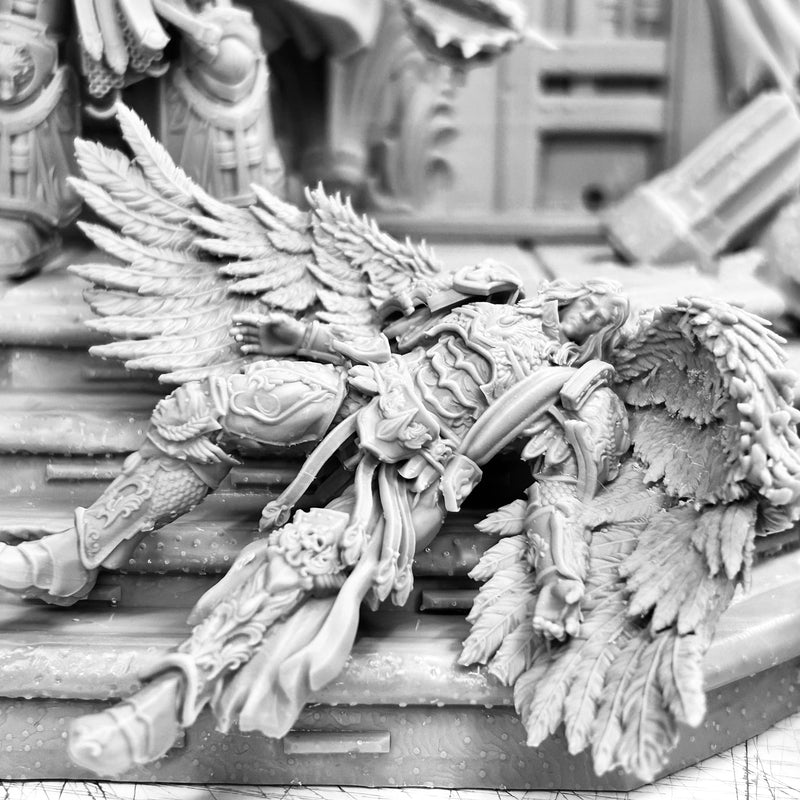 Confronting the Master of War Figurine