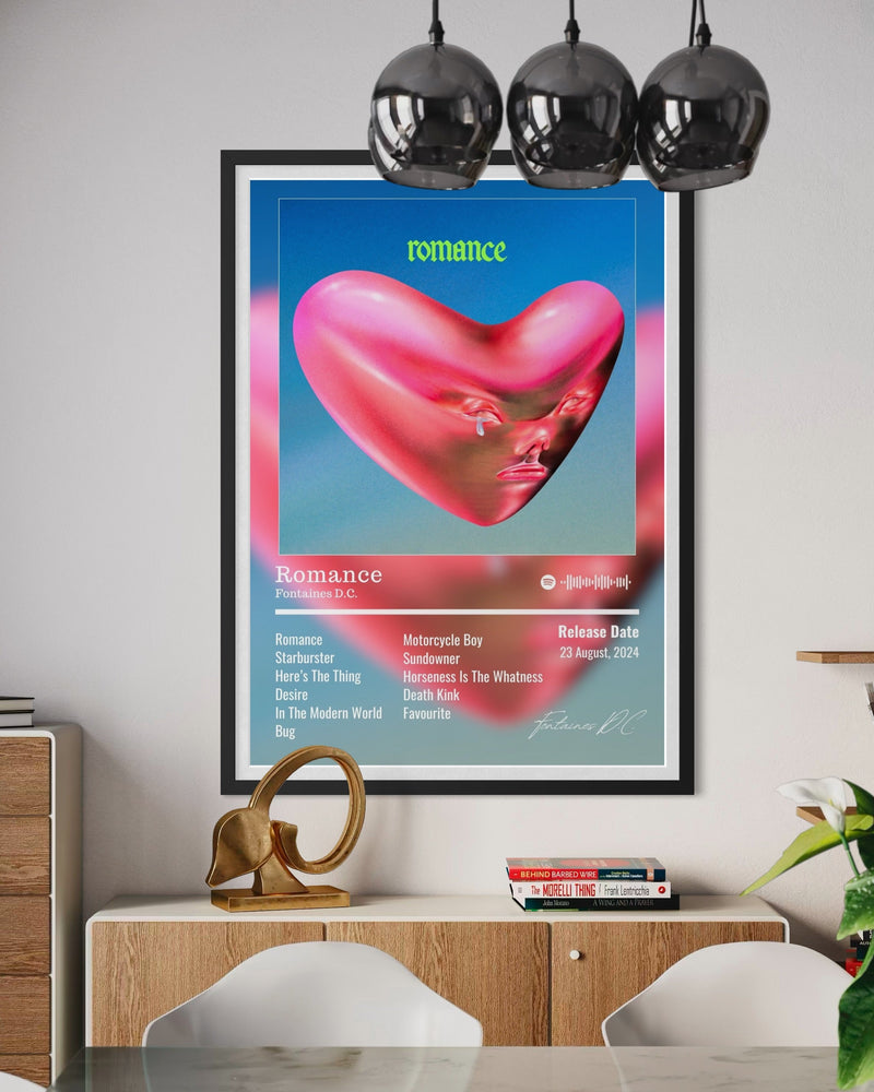 Romance - Fontaines D.C. Inspired Album Poster