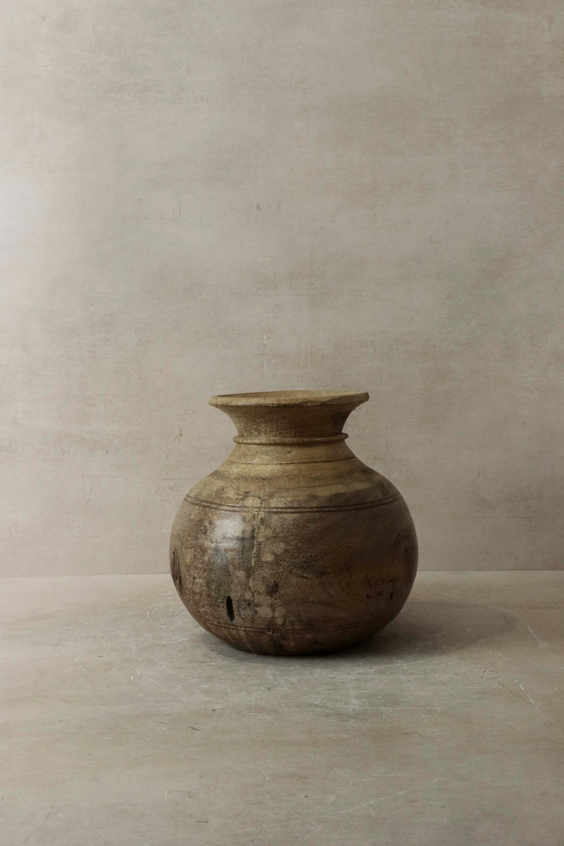 Vintage Teak Vase - 57.3