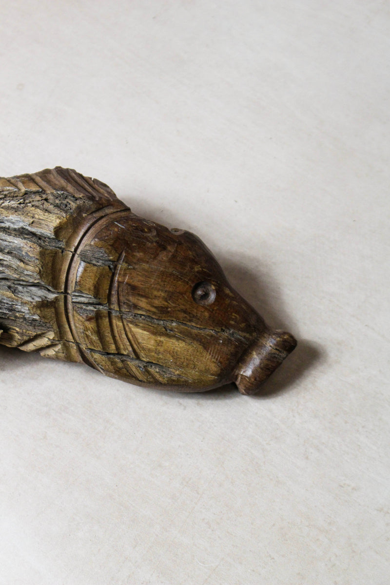 Driftwood Hand Carved Fish - 116.13