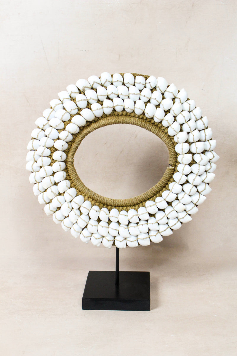 Handmade White Shell Necklace 26.1