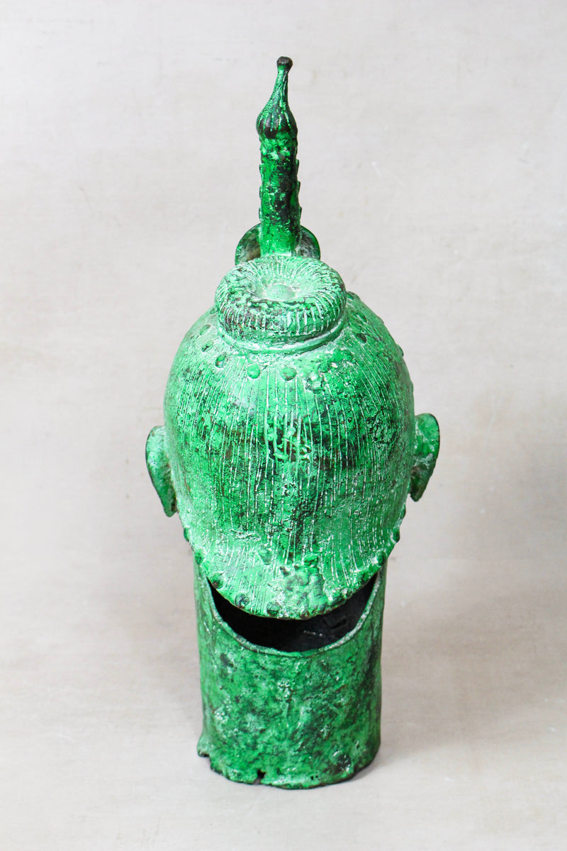 Benin Bronze Ife Head - Large - 8.1