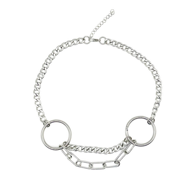 Necromancy O Ring Layered Choker Necklace