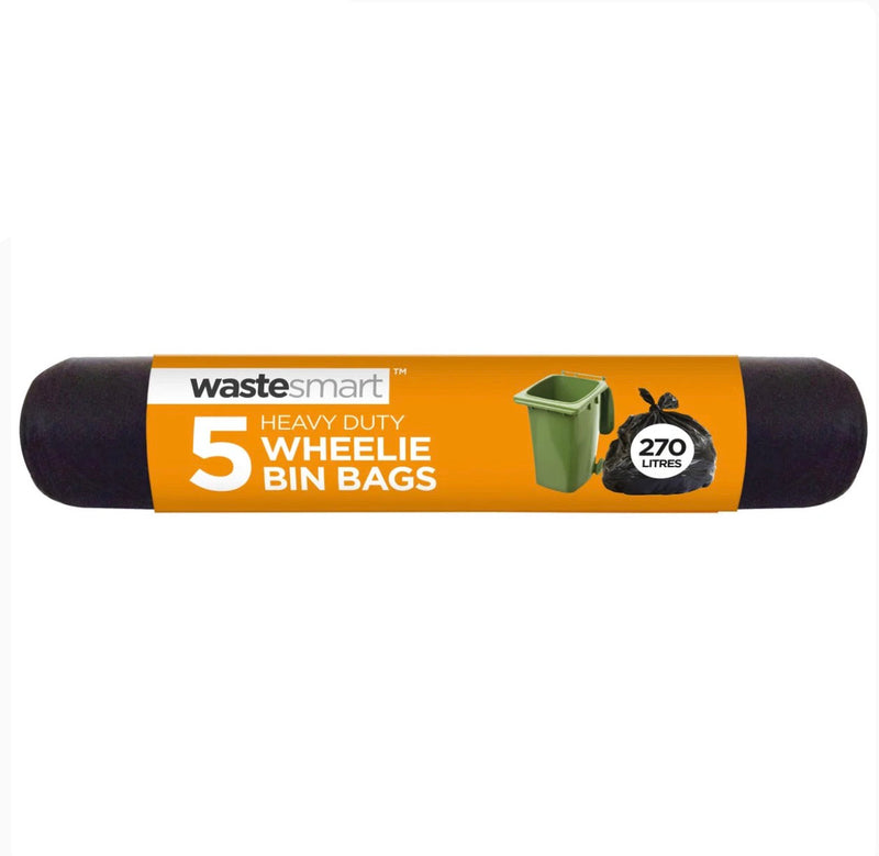 Extra strong wheelie bin bags 5 pack