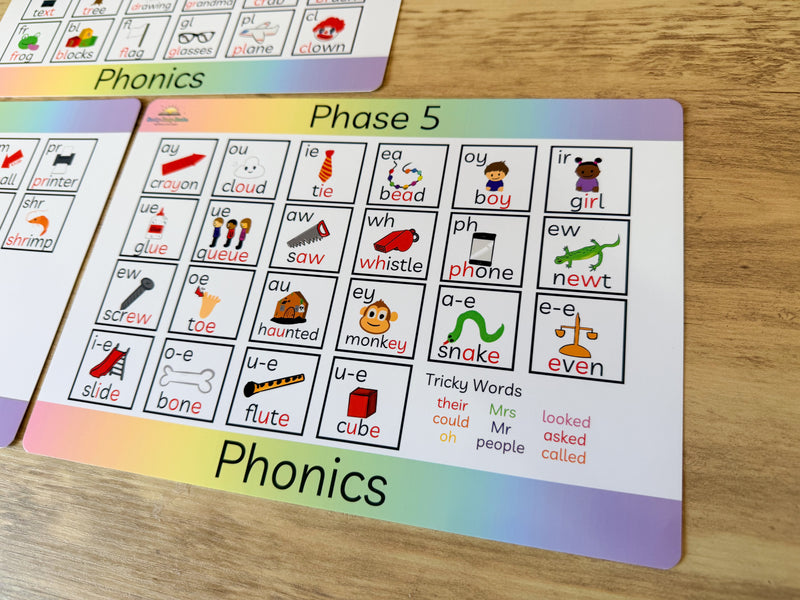 Phonics Mats - Phase 2, 3, 4 & 5