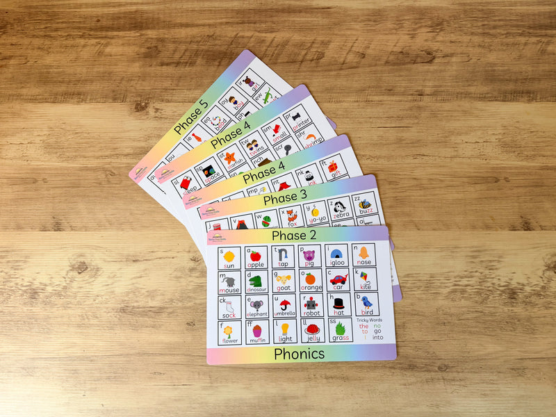Phonics Mats - Phase 2, 3, 4 & 5