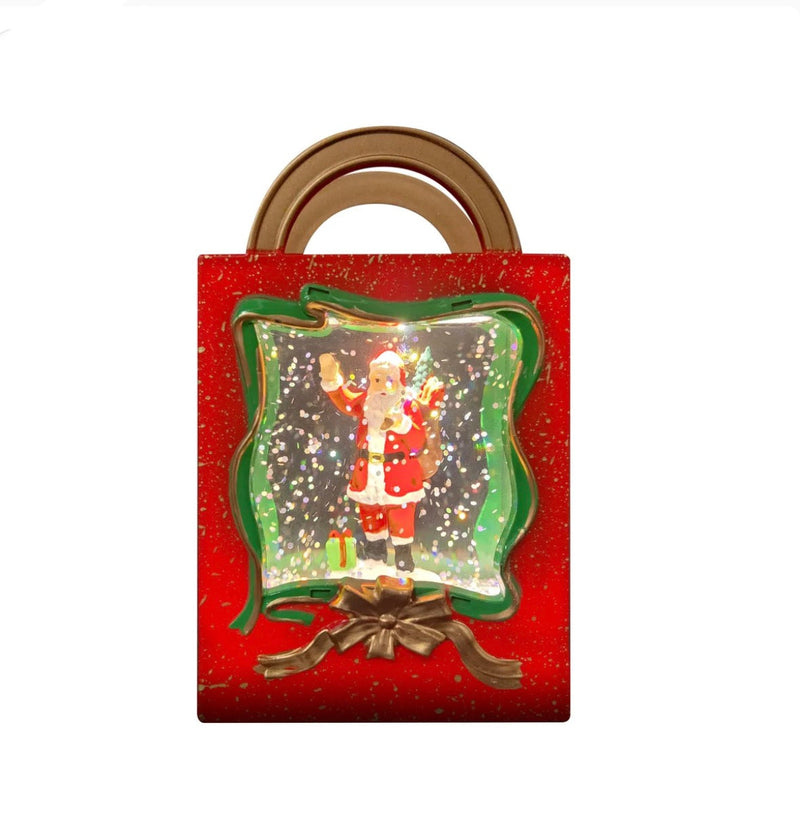 Hand bag water globe