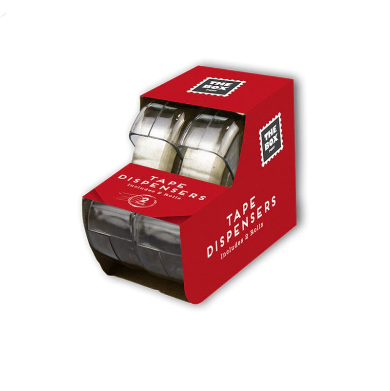 Tape rolls with dispensers 2 pack