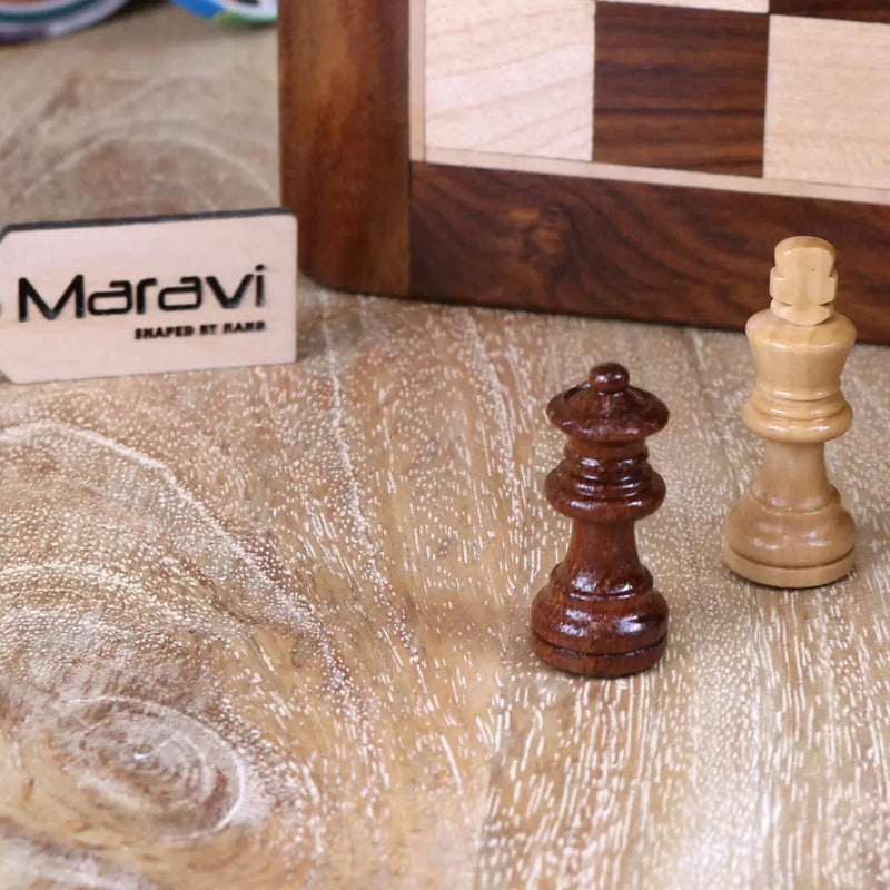Shatranj Wooden Chess Set 26cm