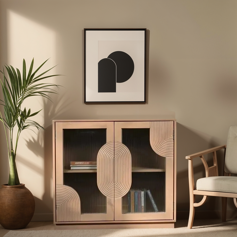 Jodhpur Solid Wooden Small Sideboard
