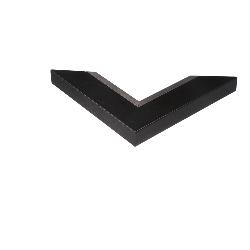 Inset Black & silver Picture Frame, 50x100cm