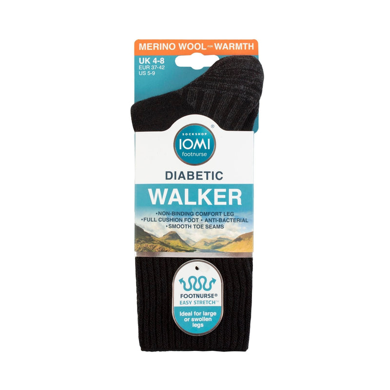 1 Pack Footnurse Diabetic Walking Wool Boot Socks