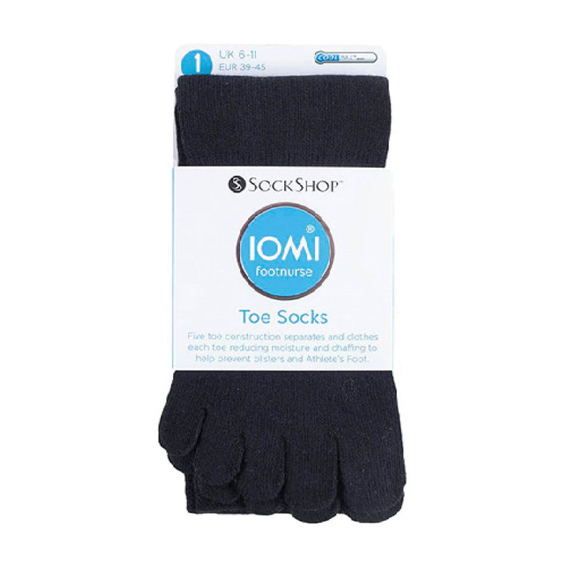1 Pack Unisex Lightweight Cotton Toe Socks for Athletes Foot
