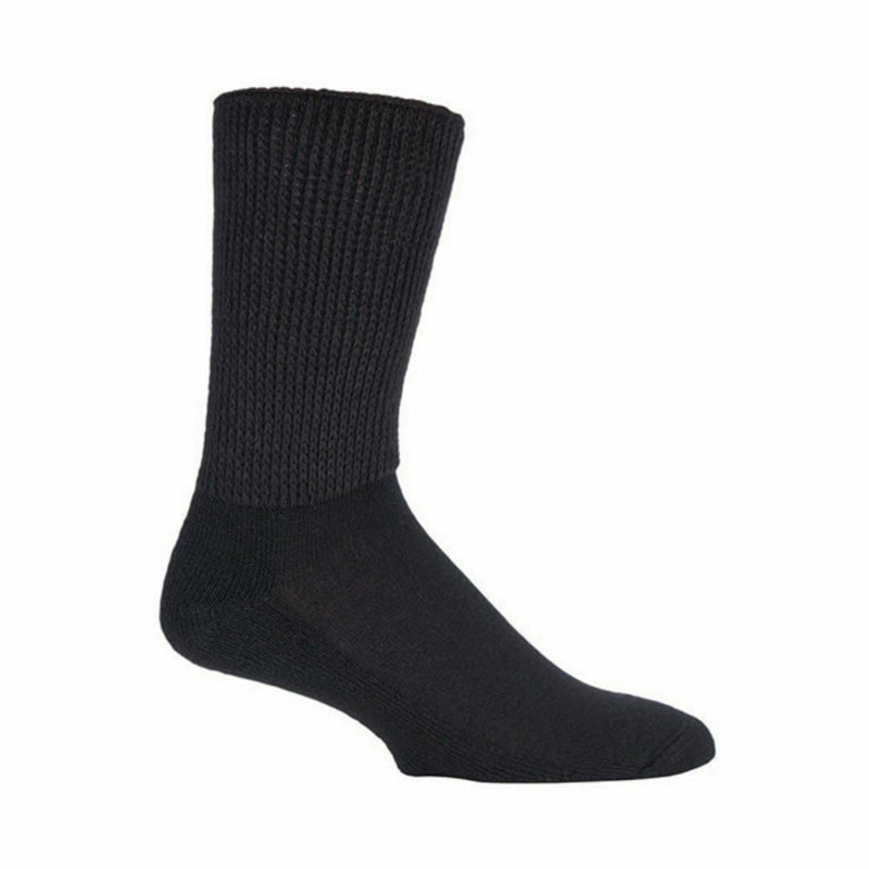 3 Pack Extra Wide Cotton Diabetic Socks for Swollen Legs