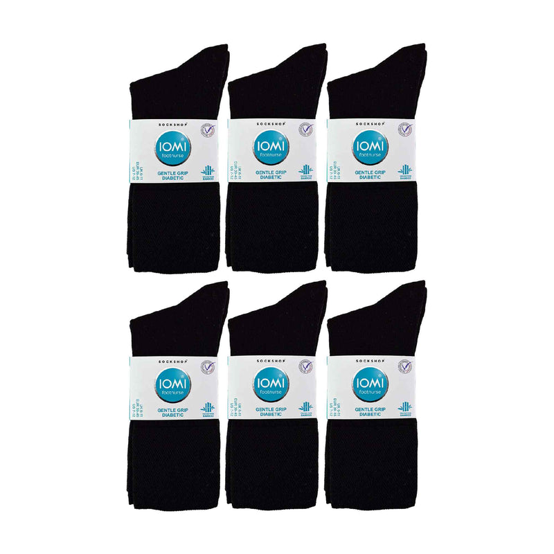 2 Pack Mens Diabetic Bamboo Extra Wide  NON ELASTIC Socks