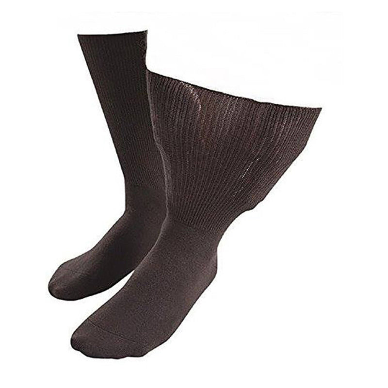 1 Pack Extra Wide Loose Fit Cotton Oedema Socks for Swollen Ankles