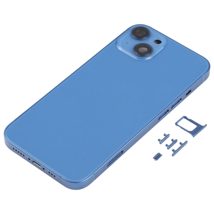 Back Housing Cover with SIM Card Tray & Side  Keys & Camera Lens for iPhone 13, For iPhone 13(with Card Tray & Side Keys), For iPhone 13(with SIM Card Tray & Side Keys), For iPhone 13