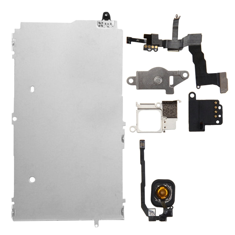 6 in 1 for iPhone 5s LCD Repair Accessories Part Set, For iPhone 5s (White), For iPhone 5s (Black)