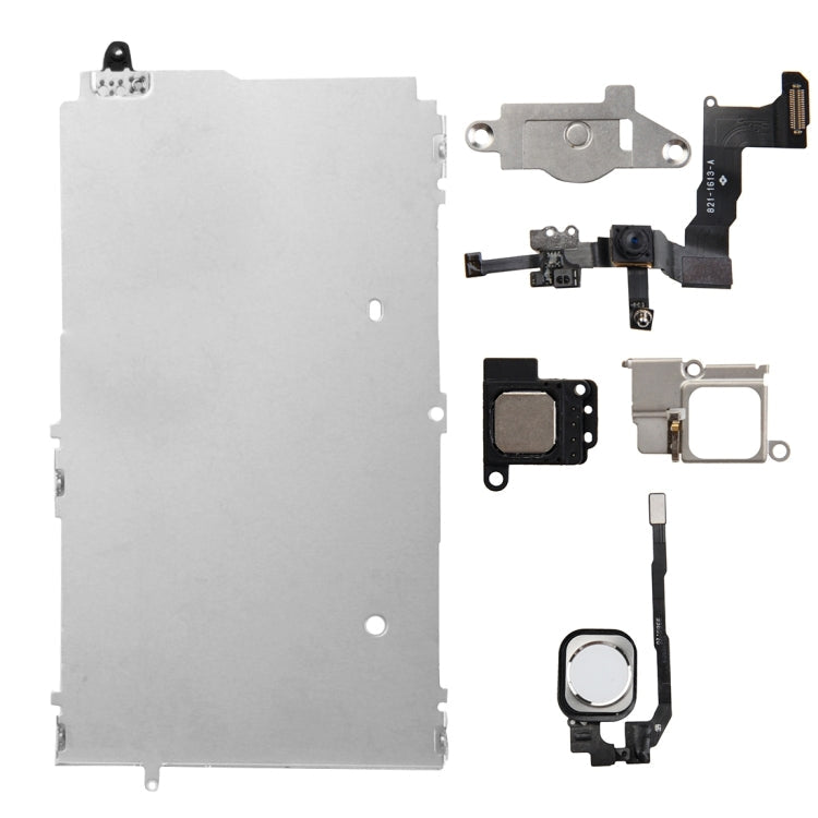 6 in 1 for iPhone 5s LCD Repair Accessories Part Set, For iPhone 5s (White), For iPhone 5s (Black)